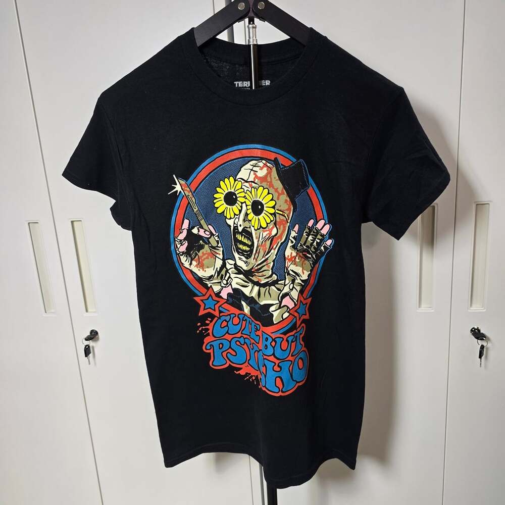 Terrifier Art The Clown Cute But Psycho T-Shirt Size S